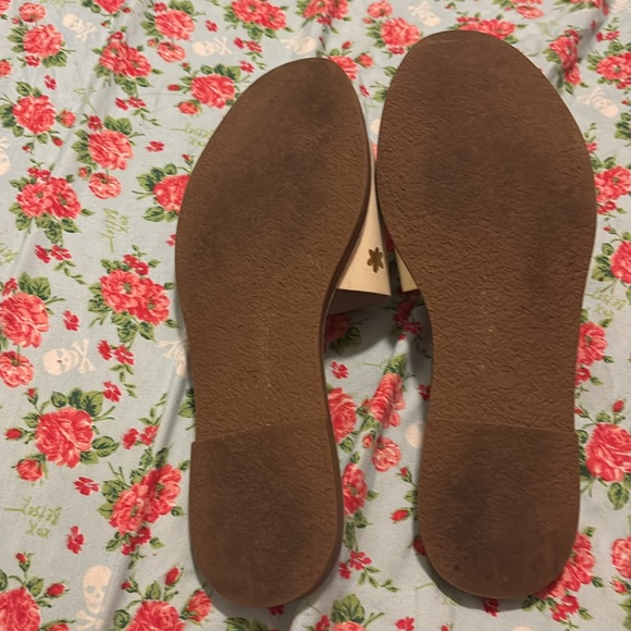 Madewell The Boardwalk Post Slide Cactus Embossed Edition Sandal size 7 - Picture 4 of 4